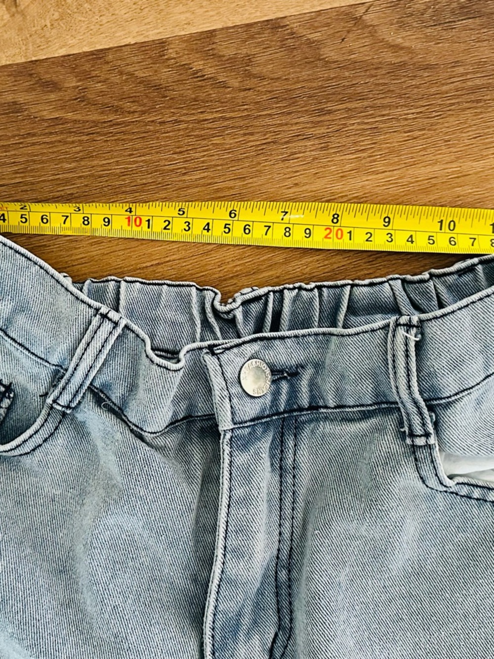 Women’s Light Wash Star Patchwork Boho Festival Denim Jeans - Picture 8 of 11
